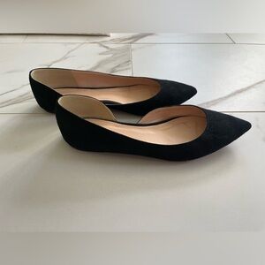 J. Crew Suede Ballet Flats